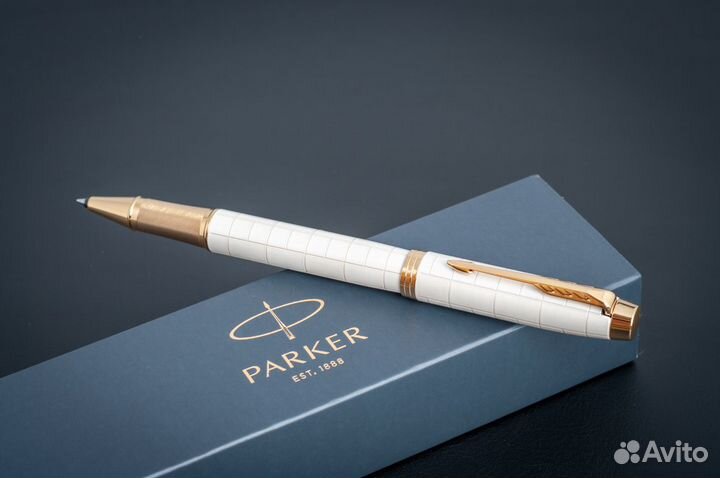 Новая Ручка роллер Parker IM Premium Pearl GT