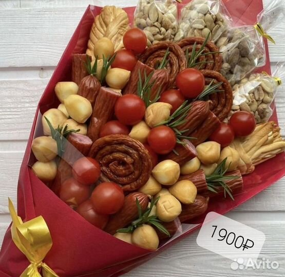 Съедобные букеты для мужчин