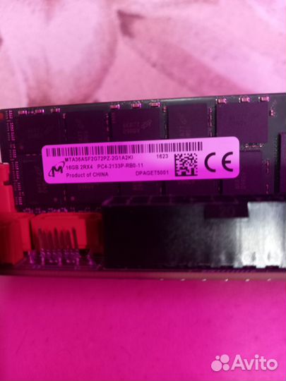 Оперативная память ddr4 16gb 1шт