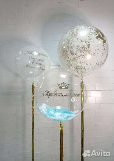 Шары и букеты на выписку