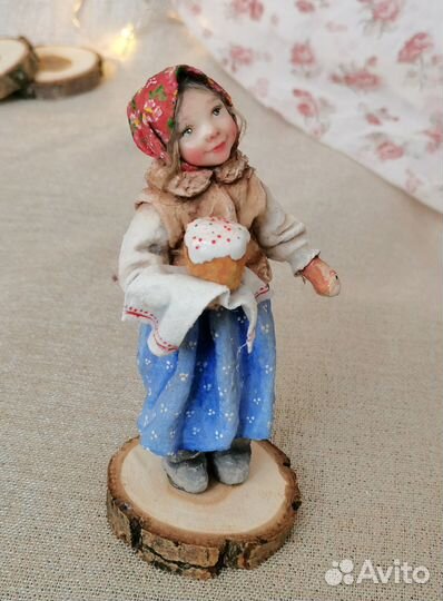 Ватные елочные игрушки