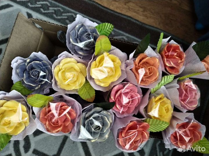 Мыло роза ручной работы