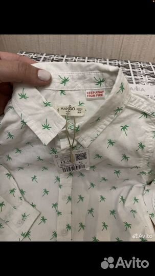 Рубашка mango детская новая