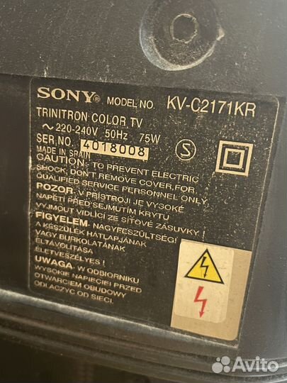 Телевизор sony