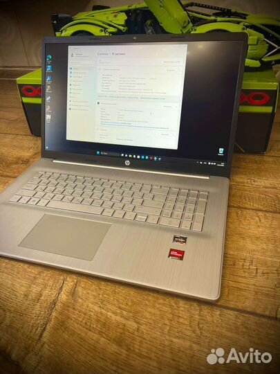 Свежий ноутбук HP Ryzen 5300U 17.3