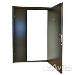 Дверь входная 2х створчатая