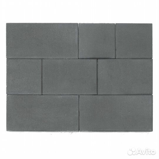 Тротуарная плитка Триада серая