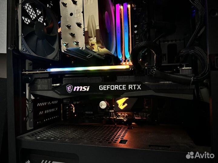 RTX 3060Ti 8Gb MSI Gaming Z Trio. Пломба, коробка