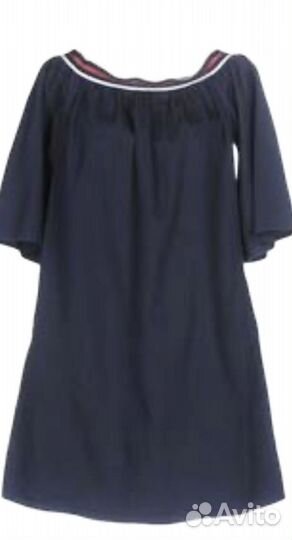 Джинсовое платье до колен Fornarina