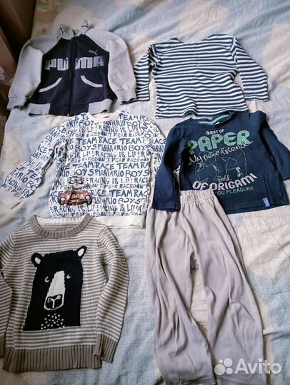 Вещи пакетом на мальчика от 98-104