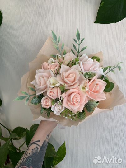 Букеты цветов из мыла сувенирный