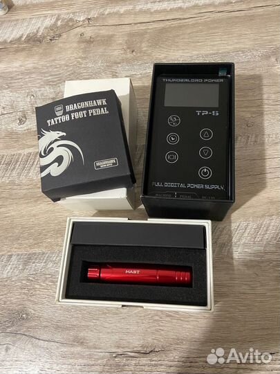Машинка для татуажа mast и блок питания