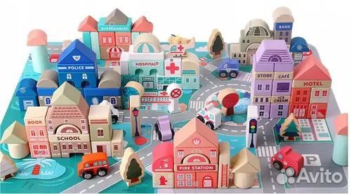 Конструктор-игровое поле-пазл jhtoy-169