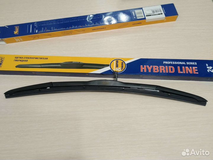 Щетки стеклоочистителя Kraft hybrid line 60см,45см