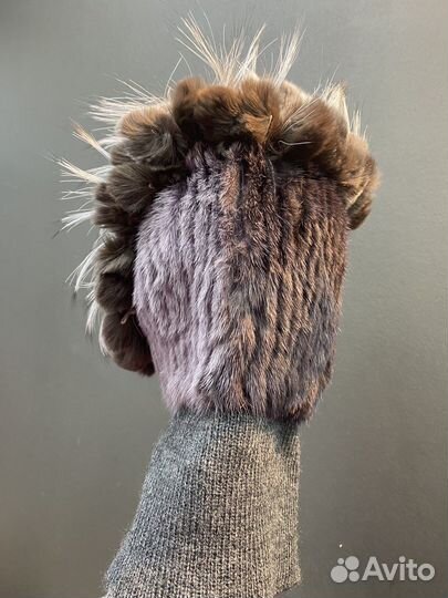 Норковая шапка женская