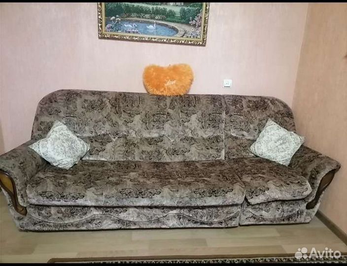 Диван и кресло бу
