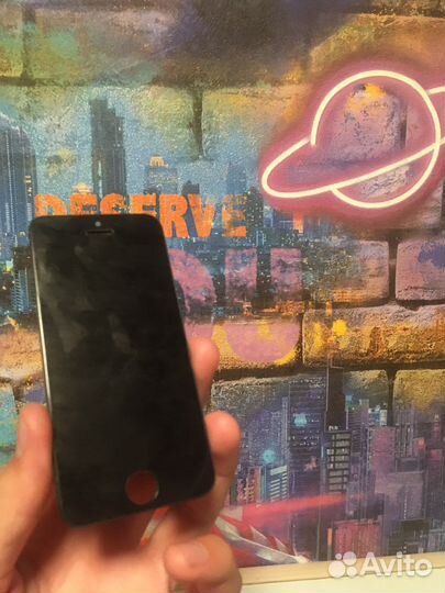 Дисплей iPhone 5s/se черный