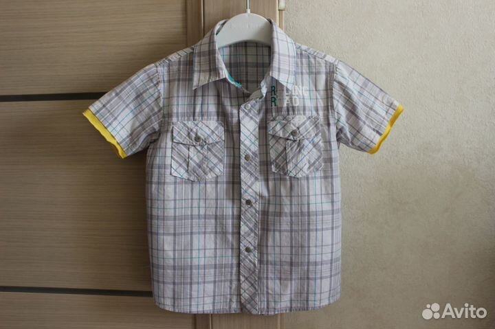 Рубашки, Nova, Play Today, размер 110-116 см