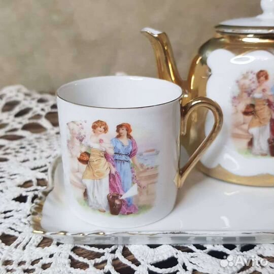 Редкий кофейный набор 1920г