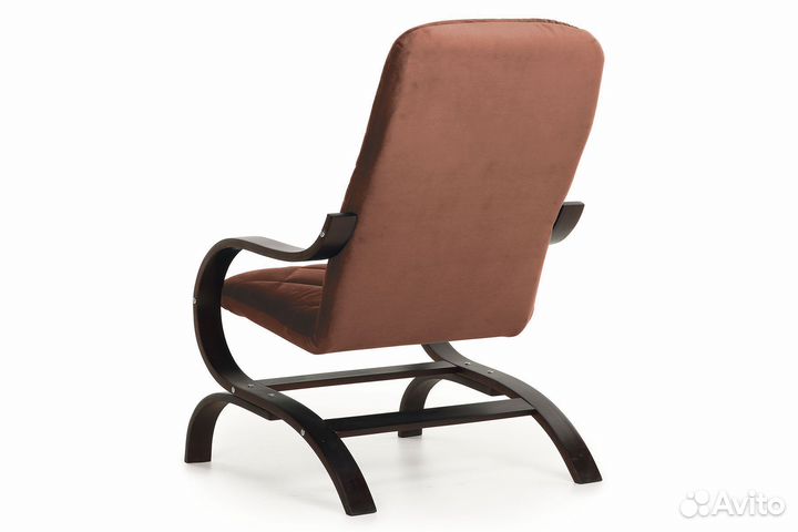 Кресло интерьерное современное коричневое