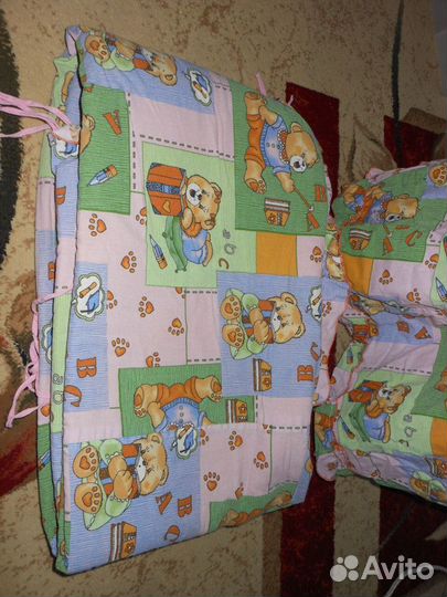 Бортики и балдахин в кроватку