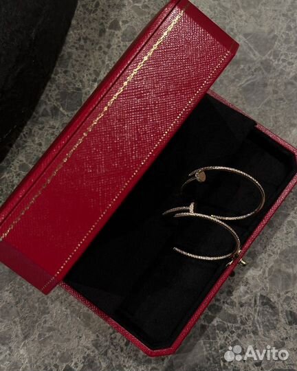 Серьги Cartier Juste Un Clou розовое золото 750