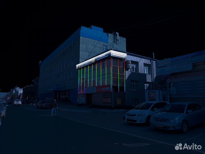 Световое оформление фасадов зданий