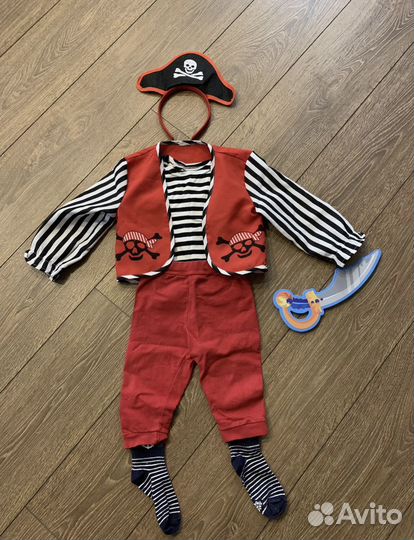 Новогодний костюм Пирата 86 размер
