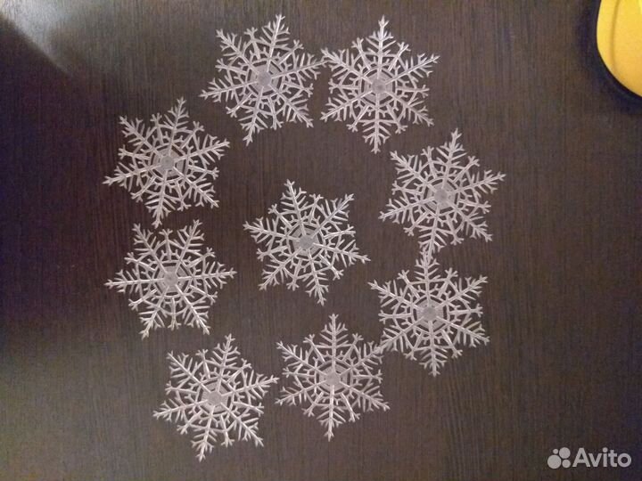 Снежинки пластиковые СССР