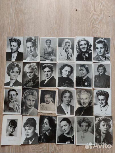 Открытки с артистами советского кино
