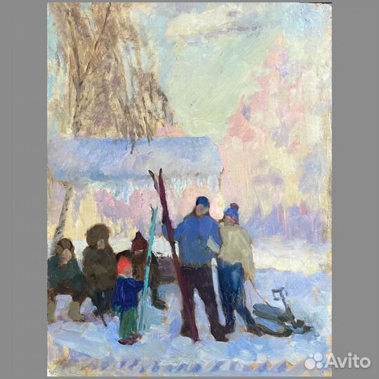 Этюд маслом. Живопись