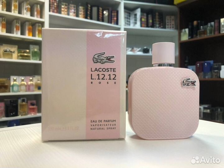 Духи Женские Lacoste L12.12 Rose Лакост Роза 100ml