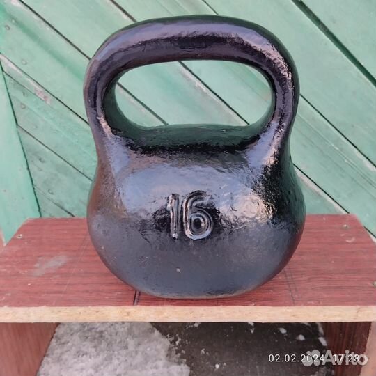 Гиря чугунная 16 и 32кг