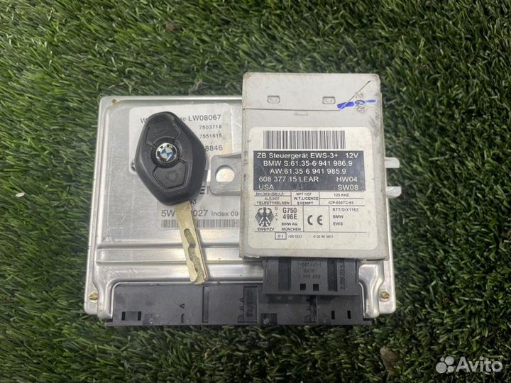 Комплект Cas Dme ключ Bmw X5 E53 M54B30 2005