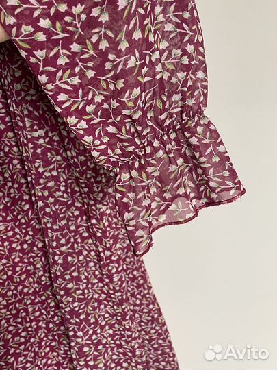 Платье в мелкий цветочек