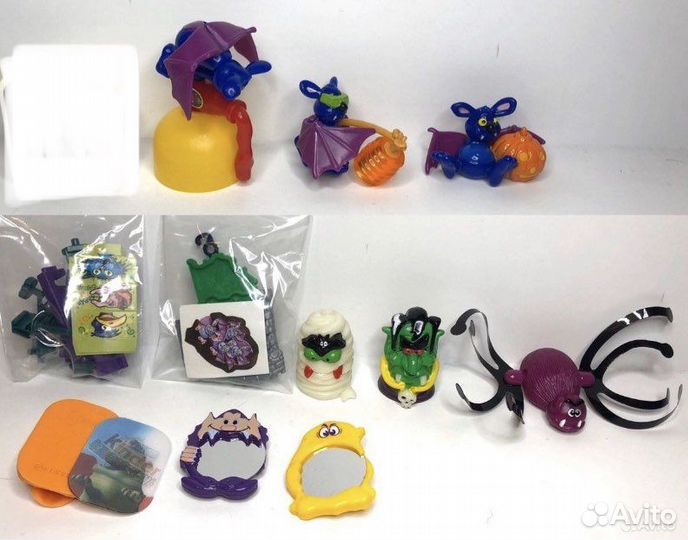 Новогодние, Хэллуин игрушки киндер