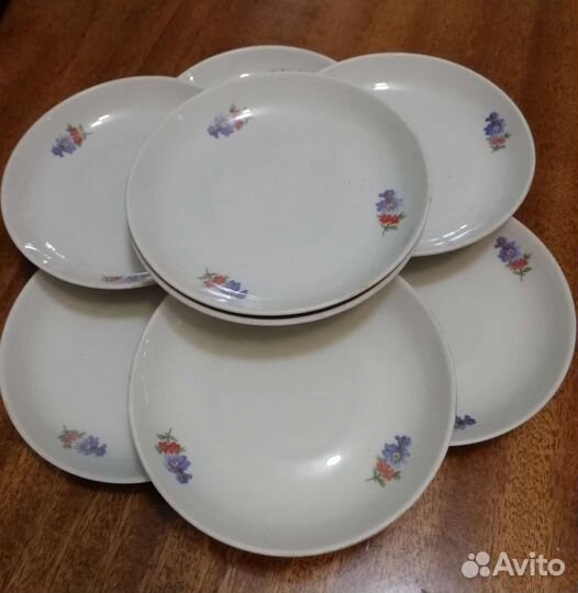 Блюдца чайные Вербилки 1954-1965 гг
