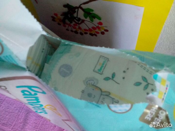 Смесь и памперсы для новорожденных