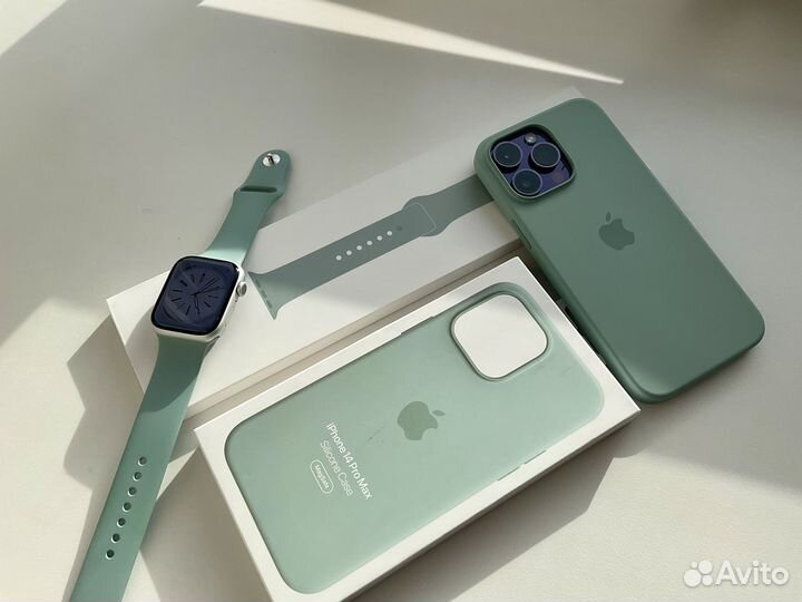 iPhone 14 Pro Max Succulent Magsafe Silicone Case