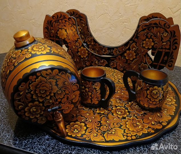 Хохлома, пивной бочонок