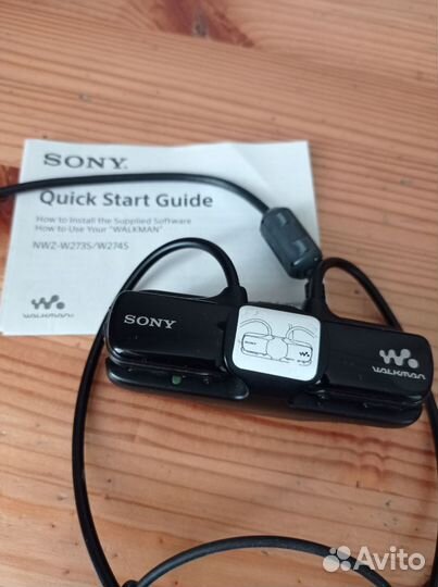 Sony walkman mp3 плеер-наушники