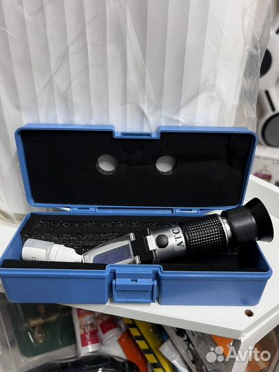 Рефрактометр 3 в 1 антифриз и электролит эврика