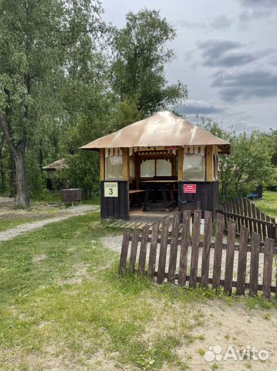 Аренда беседки на берегу озера