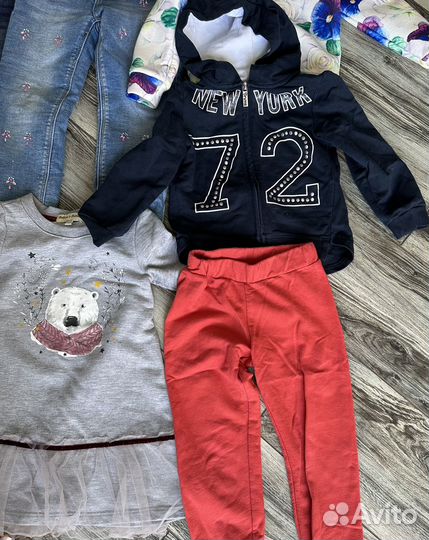 Вещи пакетом для девочки 98-104