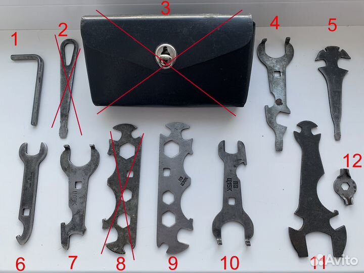 Ключи и Бардачок для велосипеда СССР