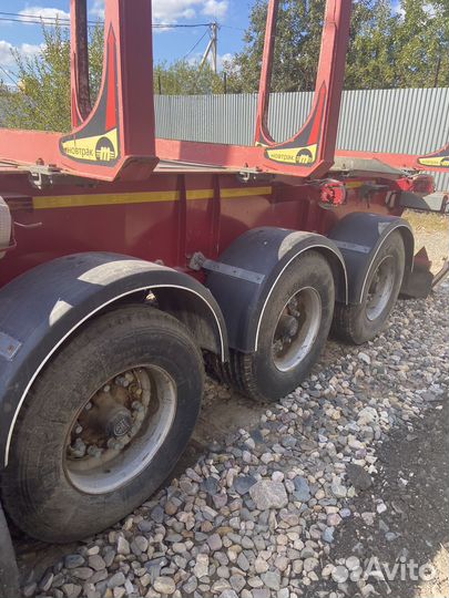 Полуприцеп лесовоз (сортиментовоз) Meusburger Новтрак SH-345, 2018