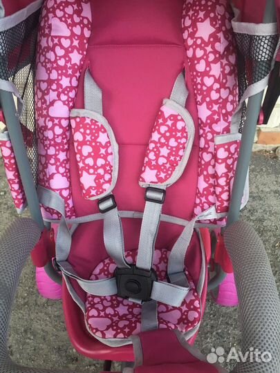 Трехколесный велосипед с ручкой