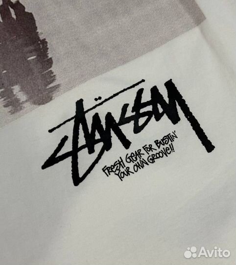 Футболка Stussy Low Tide White оригинал