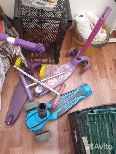 Самокаты детские на запчасти