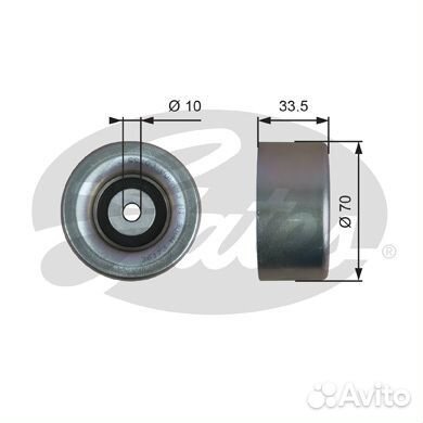 Ролик ремня приводного toyota camry 3.5 06- t36